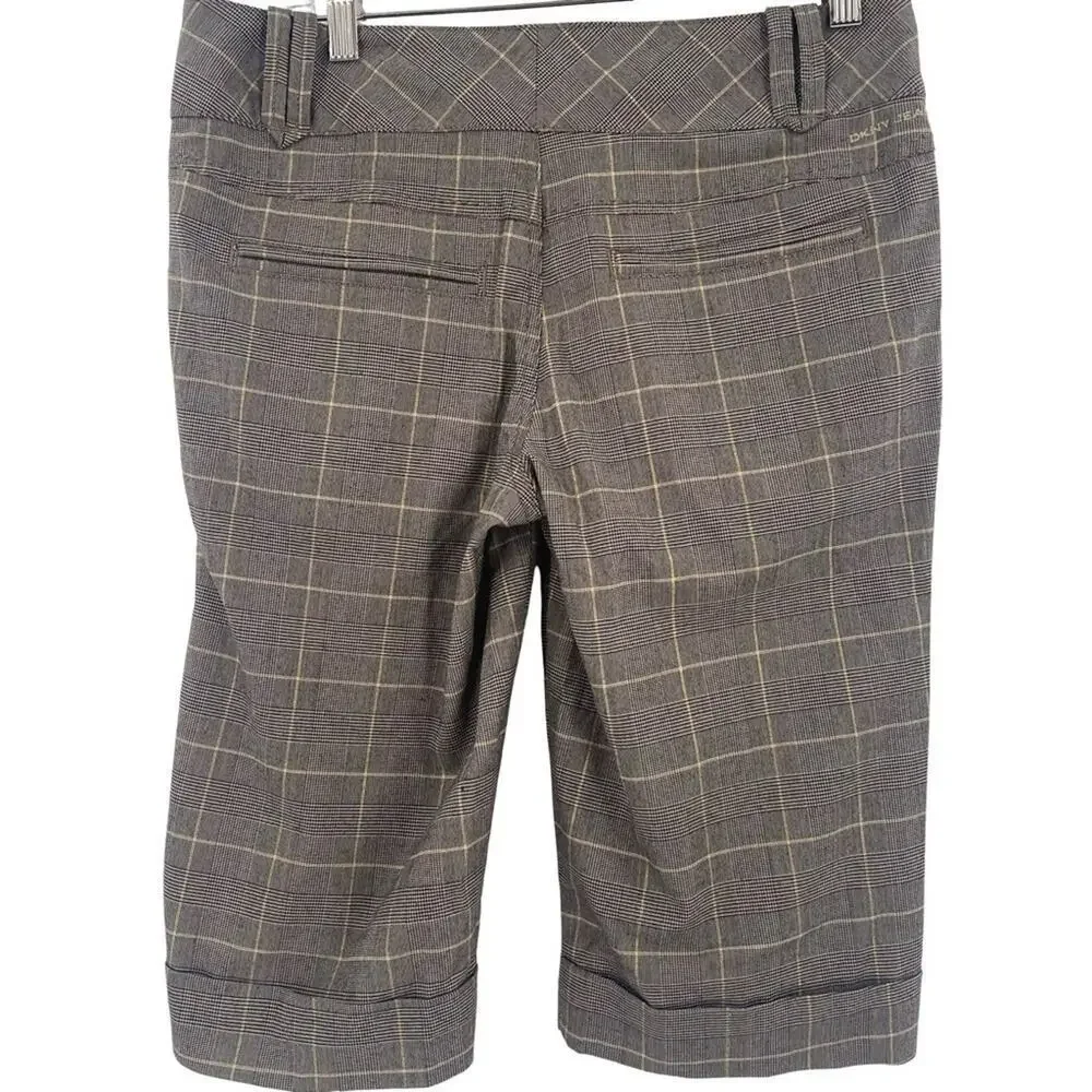 DKNY Women's Plaid Bermuda Shorts size 4